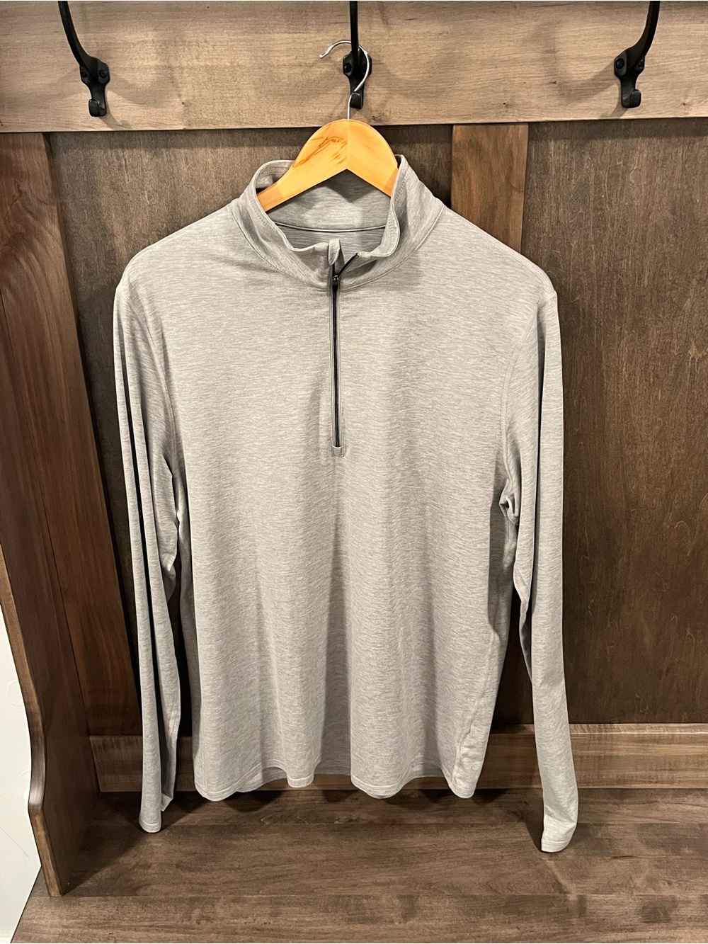 Vuori Ease Performance Half Zip 2.0 - Heather Gray